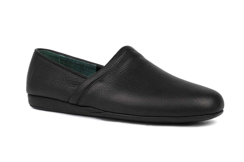 lb evans mens leather slippers